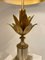 Vintage Tischlampe Modell Lotus von Maison Charles 3