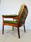 Schwedische Vintage Mid-Century Sessel in Olivgrünem Leder von Gote Mobler 4