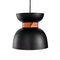 Black Life Ceiling Lamp by Sami Kallio for Konsthantverk Tyringe 1, Image 3