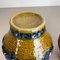Jarrón Fat Lava Op Art de cerámica de Jasba Ceramics. Juego de 2, Imagen 16