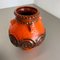 German Fat Lava Op Art Pottery Vase from Jasba Ceramics, Set of 2, Image 11