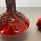 Deutsche Studio Keramik Vasen Objekte aus roter schwarzer Keramik von Otto Keramik, 1970, 3er Set 10