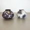 German Abstract Fat Lava Pottery Vases from Ruscha, 1970s, Set of 2 3