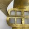 Hollywood Regency Italian Brutalist Magazine Holder Stand in Solid Brass, 1970s, Image 12