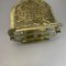 Hollywood Regency Italian Brutalist Magazine Holder Stand in Solid Brass, 1970s 19