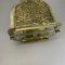 Hollywood Regency Italian Brutalist Magazine Holder Stand in Solid Brass, 1970s, Image 19