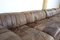 Dunkelbraunes modulares DS-88 Patchwork Sofa von de Sede, Schweiz, 1970er, 4er Set 11