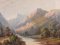Y Levy, paisaje de montaña, óleo sobre lienzo, enmarcado, Imagen 3
