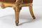 Große antike italienische Armlehnstühle aus vergoldetem Holz, 2er Set 8