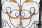 French Decorative Iron and Gilt Metal Gates, 1050s, Set of 2 3