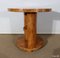 Art Deco Modernism 20th Century Pedestal Table in Thuya Magnifier 14