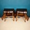 Italienischer Vintage Nachttisch aus Holz, 1950er, 2er Set 3