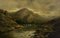 Luigi Vittorini, Paesaggio di montagna, anni '90, olio su tela, con cornice, Immagine 1