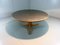 Large Round Coffee Table in Beech and Steel, 1960s 1