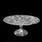 Vintage French Cake Stand in Cut Glass, 1950 1