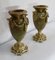 19th Century Louis XVI Style Onyx and Bronze Vases, Set of 2 2