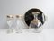 Glass Carafe with Liqueur Glasses and Tray, France, 1950s, Set of 8, Image 2