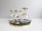 Glass Carafe with Liqueur Glasses and Tray, France, 1950s, Set of 8 10