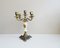 Italian Candlestick in Onyx and Metal, 1970s, Image 1