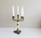 Italian Candlestick in Onyx and Metal, 1970s 3
