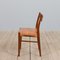 Danish Gs60 60s by Arne Wahl Iversen for Glycinate Chair Factory, 1960s, Set of 4 9