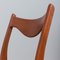 Danish Gs60 60s by Arne Wahl Iversen for Glycinate Chair Factory, 1960s, Set of 4, Image 10