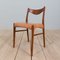 Danish Gs60 60s by Arne Wahl Iversen for Glycinate Chair Factory, 1960s, Set of 4 8