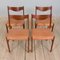 Danish Gs60 60s by Arne Wahl Iversen for Glycinate Chair Factory, 1960s, Set of 4 2