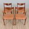 Gs60 60s par Arne Wahl Iversen pour Glycinate Chair Factory, Danemark, 1960s, Set de 4 2