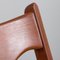 Gs60 60s par Arne Wahl Iversen pour Glycinate Chair Factory, Danemark, 1960s, Set de 4 11