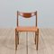 Dänische Gs60 60er von Arne Wahl Iversen für Glycinate Chair Factory, 1960er, 4er Set 5