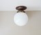 Ball Ceiling Lamp in Glass, 1950s, Image 1
