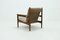 Danish Lounge Chair in Oak, 1950s 5