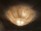 Goldfarbene Graniglia "Leaf" Deckenlampe aus Muranoglas von Murano Glas 2