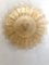 Plafón de cristal de Murano Graniglia en forma de hoja dorada de Murano, Imagen 5