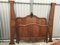 Antique French Bed Rocaille in Oak, 1900s 2