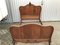 Antique French Bed Rocaille in Oak, 1900s, Image 3