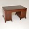 Pedestal Desk with Leather Top, 1930s 8