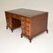 Pedestal Desk with Leather Top, 1930s, Image 7