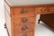 Pedestal Desk with Leather Top, 1930s, Image 3