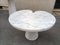 Mesa de centro Eros de mármol blanco de Angelo Mangiarotti para Skipper, años 80. Juego de 2, Imagen 6