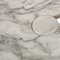 Italienischer Eros Carrara Beistelltisch aus Marmor von Angelo Mangiarotti für Skipper 6
