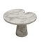 Italian Eros Carrara Side Table in Marble by Angelo Mangiarotti for Skipper, Image 1