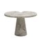 Italian Eros Carrara Side Table in Marble by Angelo Mangiarotti for Skipper, Image 2