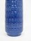 Big German Inca Floor Vase in Blue Ceramic from Scheurich, 1960s, Image 11