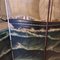 Vintage Four Panel Hand-Painted Room Divider, 1950s, Image 4