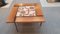 Tavolino da caffè in palissandro, ottone e ceramica di Svend Aage Jessen, Immagine 1