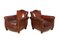 French Club Chairs in Leather, 1940, Set of 2, Image 2