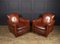 French Club Chairs in Leather, 1940, Set of 2 12