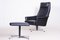 Czechian Bauhaus Swivel Lounge Chair with Foot Stool in Vegan Leather, 1960s, Set of 2, Image 8